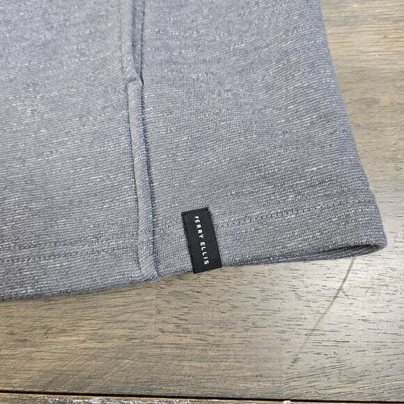 Perry Ellis Men's Full Zip Fleece Lined Sweatshirt Jacket Size Large Gray - Picture 8 of 8